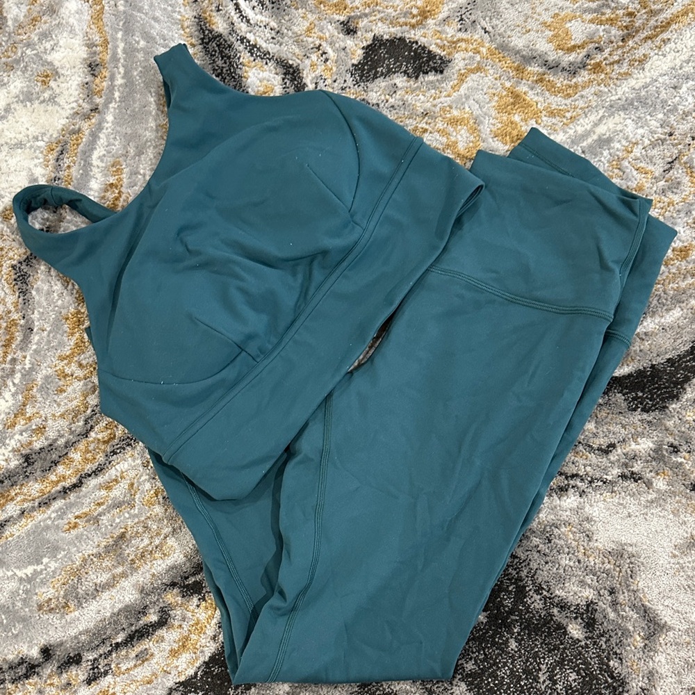 Teal Women's workout set